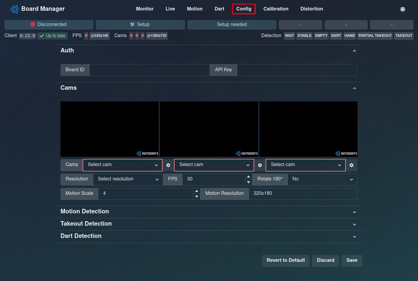 Board Manager First Start